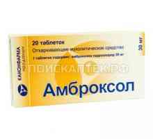 `Ambroksol` pilulky: návod k použití