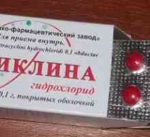 Antibiotikum „tetracyklinu“ (tablety)