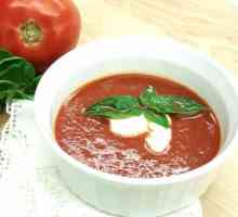 Ochucené rajčatová polévka: originální recepty