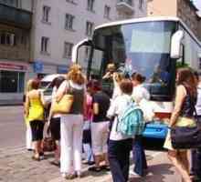 Autobusem turné v Evropě: přehled ruských turistů
