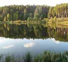 White Lake, Ulyanovsk region. White Lake, turistické centrum, v regionu Ulyanovsk