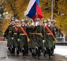 Ruský stráže den - radost a pýcha ruského lidu