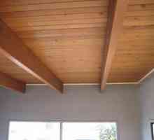 Dřevěná podlaha v domě pórobetonu s rukama (foto)