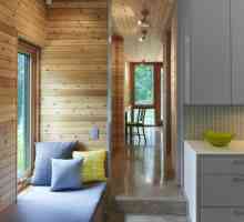 Dřevěné stěny v dřevěném domě: instalace. Příčky interiér v dřevěném domě