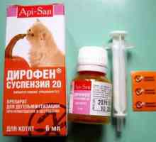 „Dirofen“ (suspenze): anthelmintikum léčivo pro zvířata