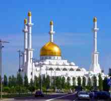 Atrakce kazašské stepi. Almaty mešita - Střední Asii islámský kultura