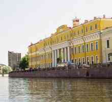 Yusupov palác v Petrohradu: adresa, fotografie