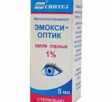 Oční kapky „Emoksi-Optika“: návod k použití, skutečné protějšky