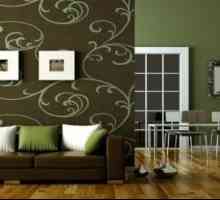Nápady pro interiér: kombinace tapet v místnosti