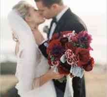 Etuda v teplých barvách: podzim svatební kytice