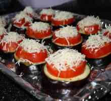 Jak vařit lilek v troubě s rajčaty a sýrem