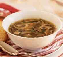 Jak vařit houbová polévka s bílými houbami: recept na recept