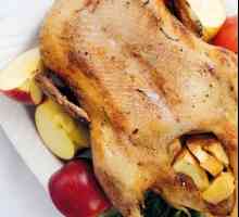 Jak vařit lahodný kachnu s jablky na svátečního stolu?