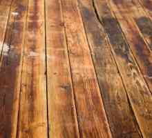 Jak sladit dřevěné podlahy pod laminát? podlaha opravy v bytě