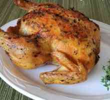 Jak péct kuře v troubě ve fólii: krok za krokem recept
