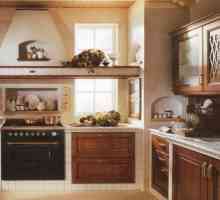 Klasický věčný. interiér kuchyně v klasickém stylu