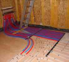 Podlahové vytápění potrubí: připojení