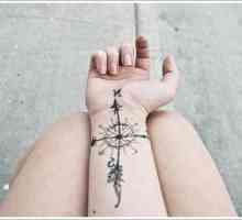 Kompas - tetování na štěstí