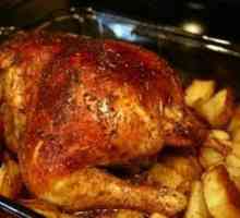 Kuře, pečené v troubě: několik nových možností vaření