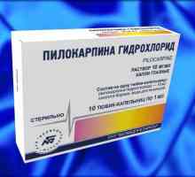 Medicine „pilokarpin hydrochlorid“ - účinné oční kapky