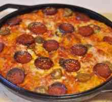 „Lazy“ pizza v misce. Kuchařské recepty