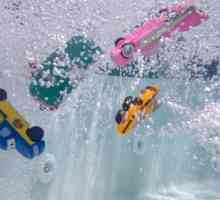 Vozy, které mění barvu ve vodě: nová zábava pro děti