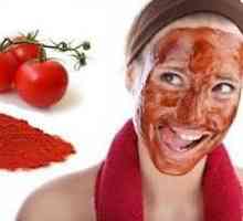 Obličejová maska ​​z rajčat - domácí krása recepty