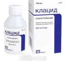 Lék „klatsid“ - suspenze pro účinný boj proti infekcím
