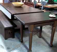 Mechanismus posuvného stolu: použití při výrobě nábytku
