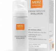 Mousse-cream "Merz" s kyselinou hyaluronovou: recenze