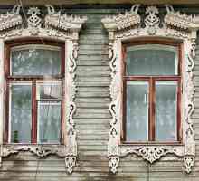 Obložení okna v dřevěném domě. typy obalů
