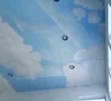 Neobvyklá strop. stropy malované pomocí šablon