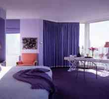 Neobvyklý design: fialové barvy v interiéru