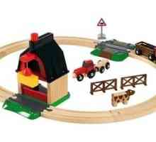 Nabízí dřevěný dětský železniční Brio