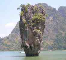 James Bond Island (podle Tapu) - jeden z nejjasnějších památek Thajska