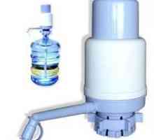 Čerpadlo pro balenou vodu: použitelnost