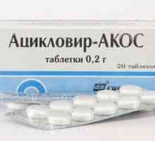 Lék "acyklovir-Akos" (tablety). Návod k použití pro děti i dospělé, recenzí