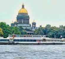 Chůze podél řeky Něvy. Říční výlety v Petrohradu: Uvedená cena