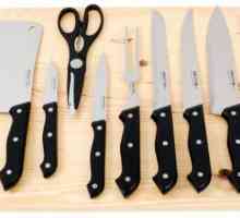 Sekání nože na maso. Nože na vykosťování a krájení masa