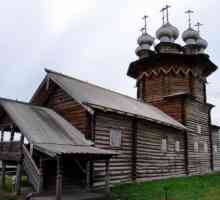 Ruský dřevěný kostel. Kizhi: památky dřevěné architektury Ruska