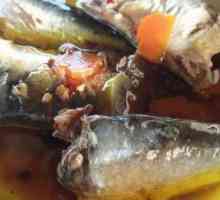 Salát s rybami na zimu: recepty