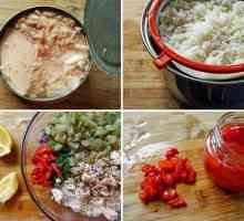 Salát s rýží a konzerv: neobvyklé recepty