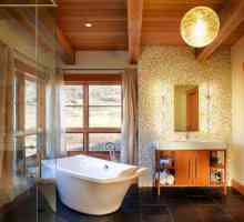Koupelna v dřevěném domě: design a vybavení. Hydroizolace koupelen v dřevěném domě a dokončovací…