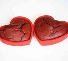 Čokoláda a mátou vdolky v silikonových formách