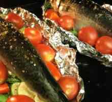Makrela pečené v alobalu v troubě. Kuchařské recepty