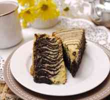 Sour Cream Cake „Zebra“ - jednoduchý recept pro začínající hospodyňky ve dvou…