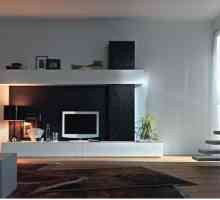 Moderní stěna priobrazyat vašeho obývacího pokoje!