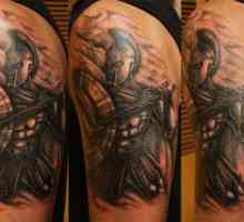 Spartan - tetování, který ukazuje odvahu, sílu a odvahu