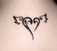 Tetování „srdce“ - láska a nenávist