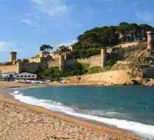 Tossa de Mar, Španělsko. Na ruinách staré pevnosti